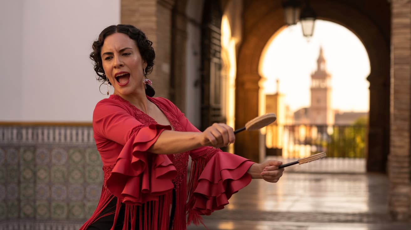 Bailaora flamenca